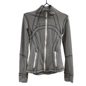 LULULEMON Women's Define Jacket grey stripe
